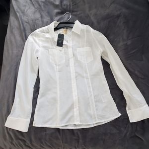 Guess white blouse. S.